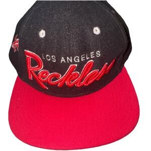 Reckless Los Angeles Wool Blend Snapback Baseball Cap Hat E